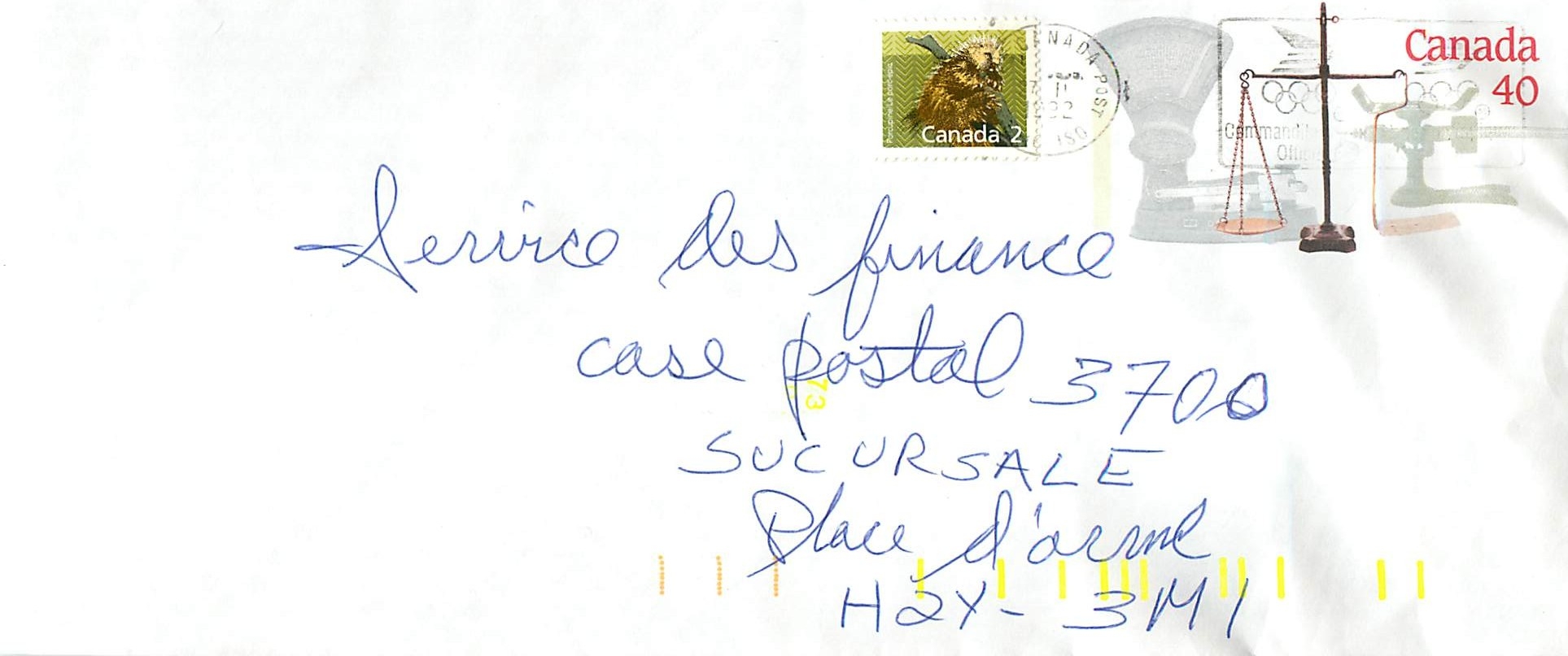 Balances postales — Musée canadien des civilisations — Canada