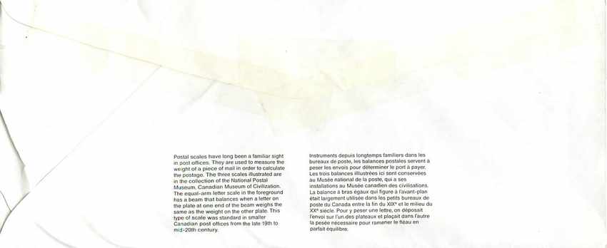 Entier Postal Postal Stationary Canada Balance Dayton   — Verso