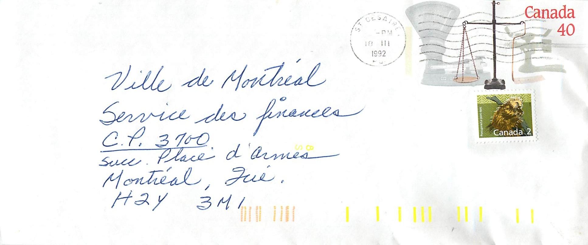 Balances postales — Musée national du Canada — Éditeur non visible