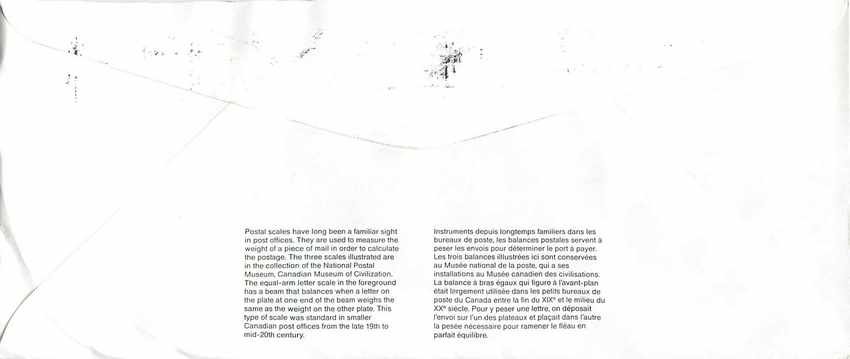 Entier Postal Postal Stationary Canada Balance Dayton   — Rückseite
