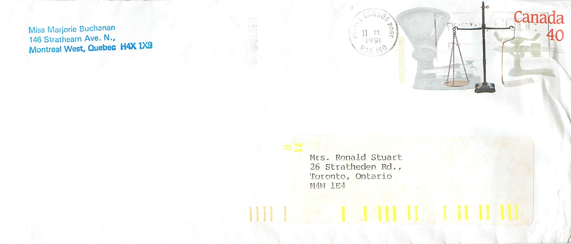Entier Postal Postal Stationary Canada Balance Dayton  