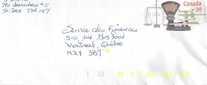 Balances postales — Musée national de la poste — Canada 39