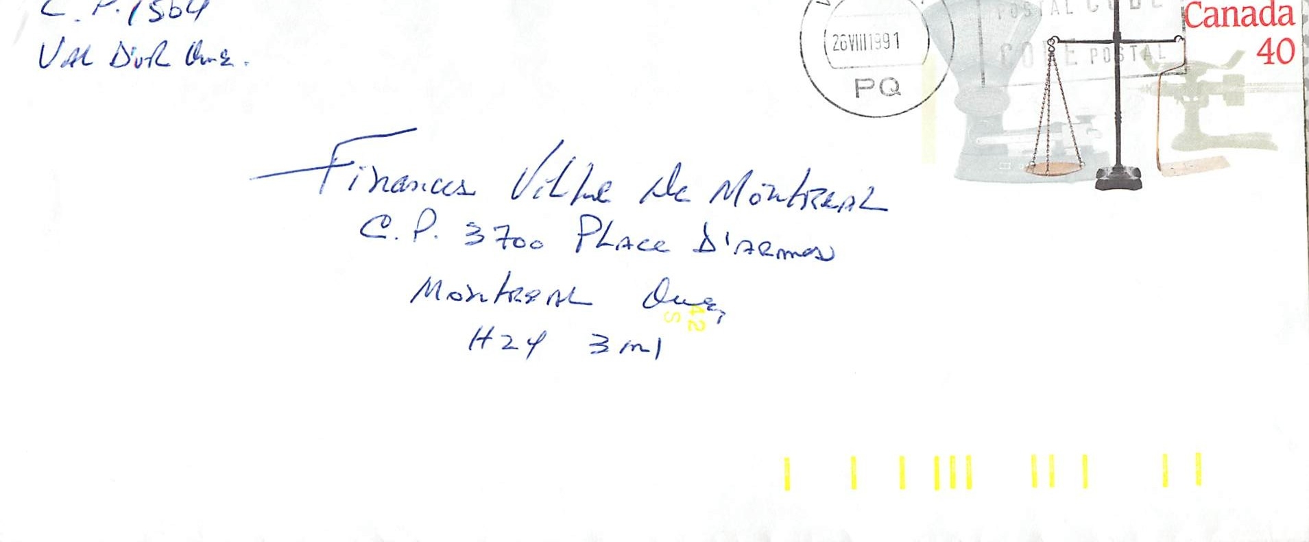 Balances postales — Musée canadien de la civilisation — Canada