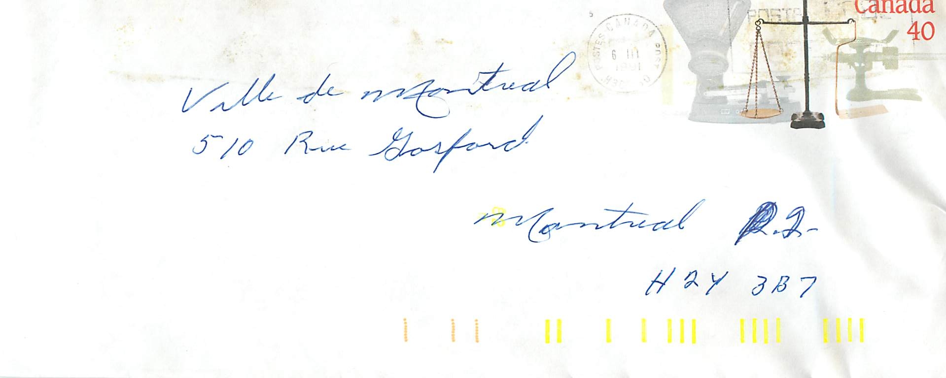 Balances postales — Musée canadien de la civilisation — Canada 40