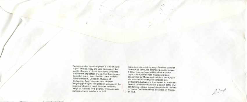 Entier Postal Postal Stationary Canada Balance Dayton   — Verso