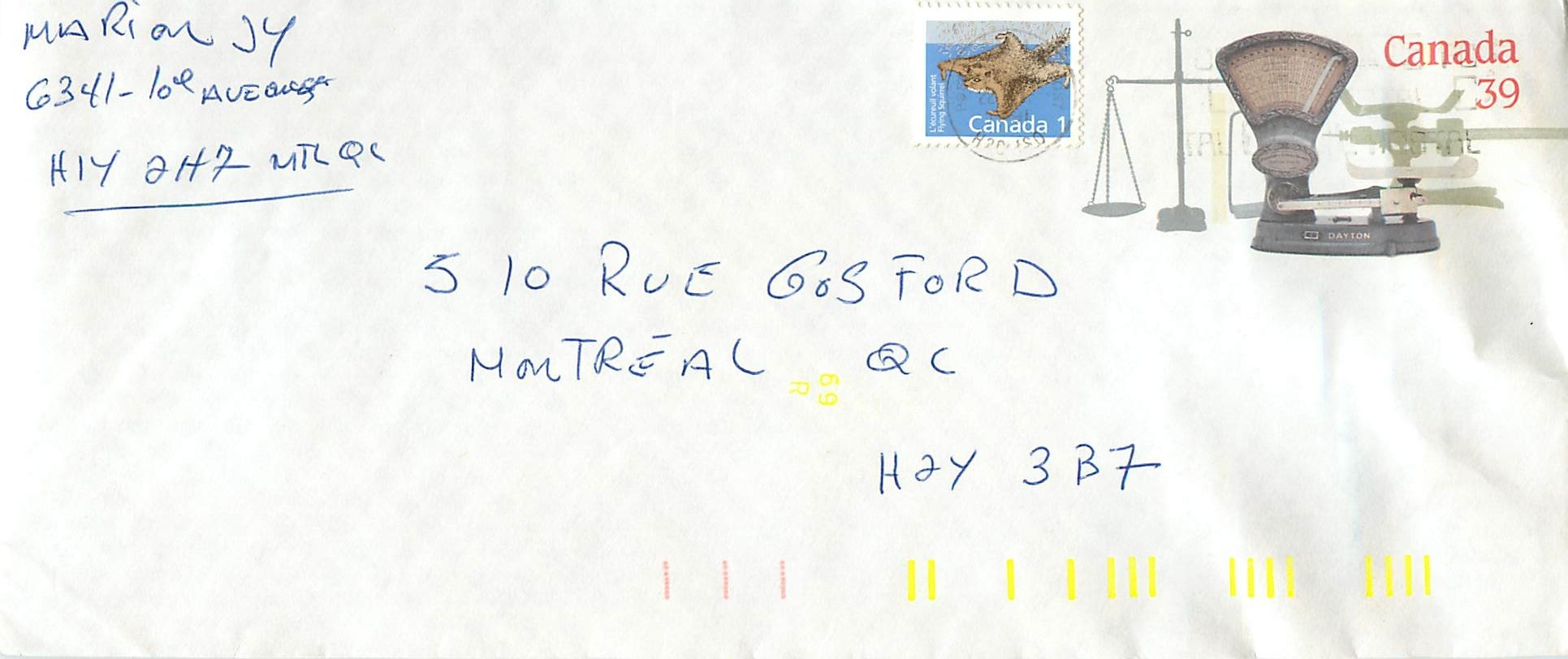 Balances postales — Musée canadien des civilisations — éditeur non visible