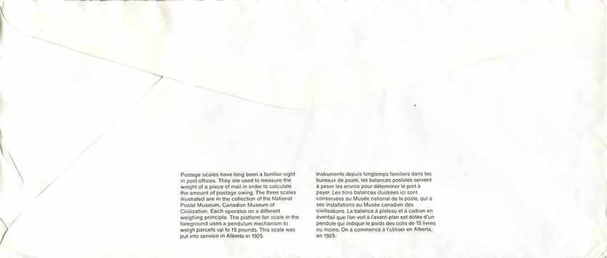 Entier Postal Postal Stationary Canada Balance Dayton   — Verso