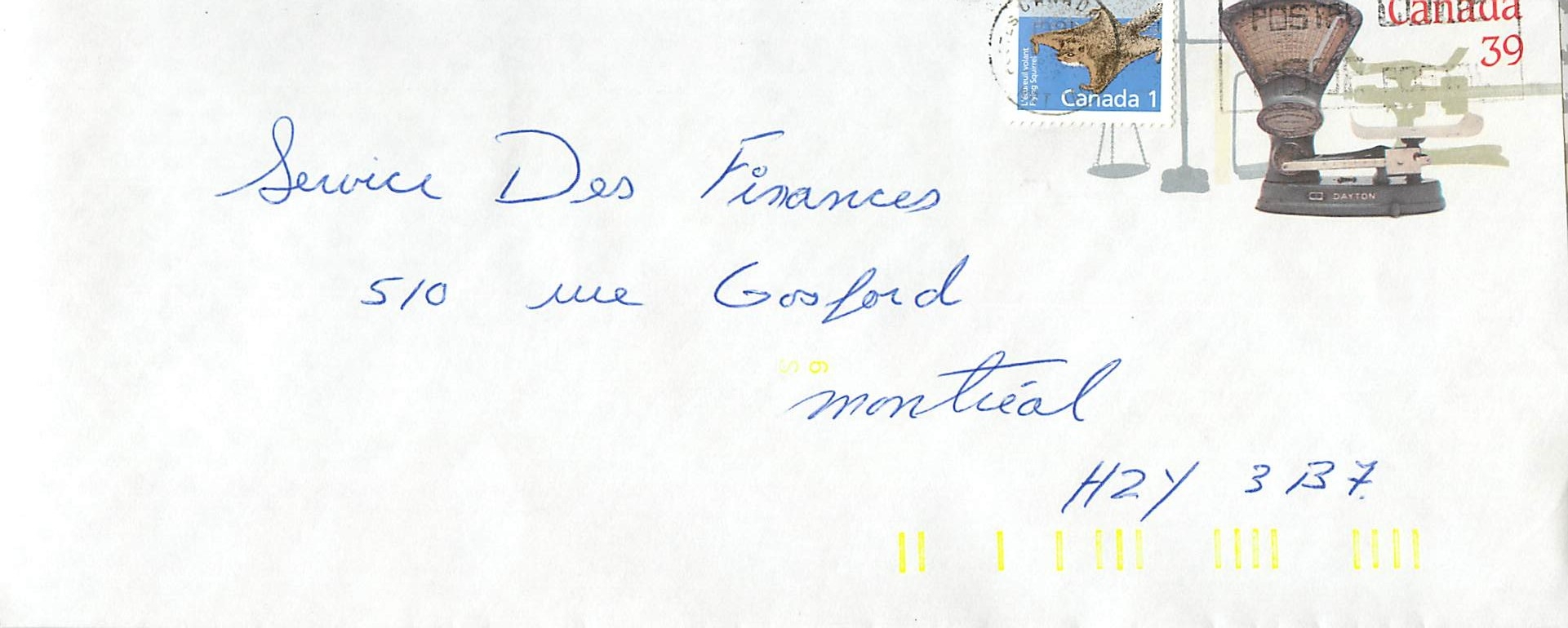 Balances postales — Musée canadien de la civilisation — éditeur non visible
