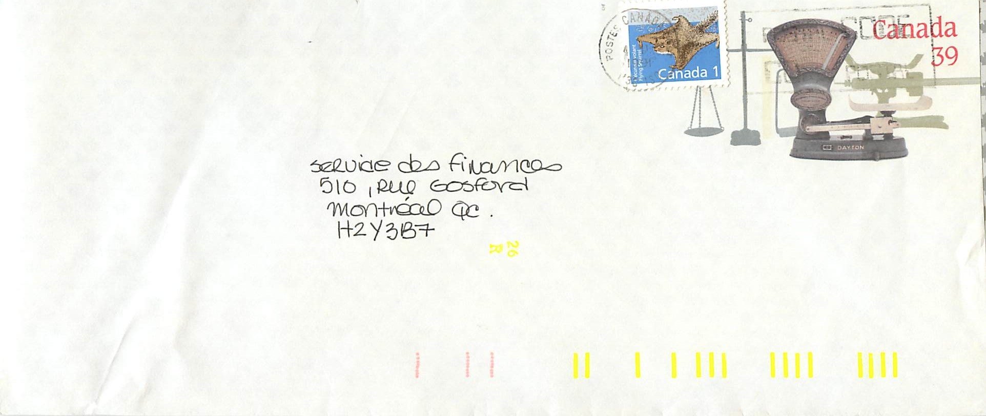 Balances postales — Musée canadien des civilisations — éditeur non visible