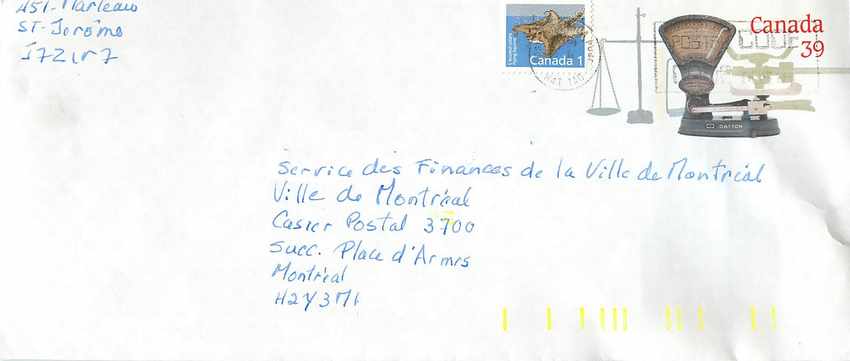 Entier Postal Postal Stationary Canada Balance Dayton  