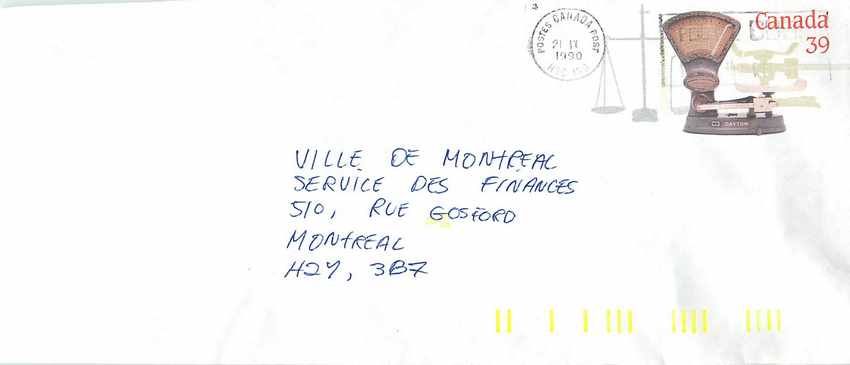Balances postales — Musée canadien de la Civilisation — éditeur non visible