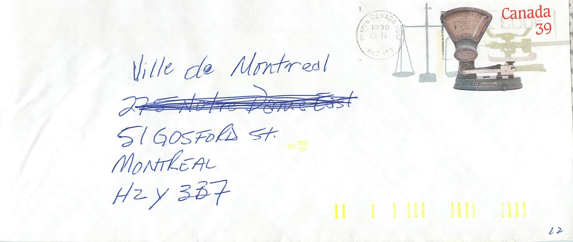 Balances postales — Musée canadien des postes — éditeur non visible