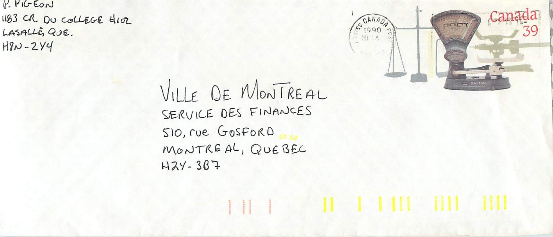 Balances postales — Musée canadien des civilisations — Éditeur : Canada Post