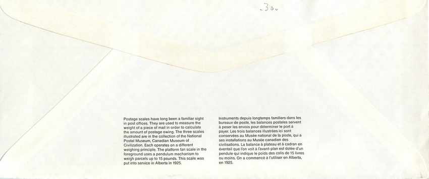 Entier Postal Postal Stationary Canada Balance Dayton   — Rückseite