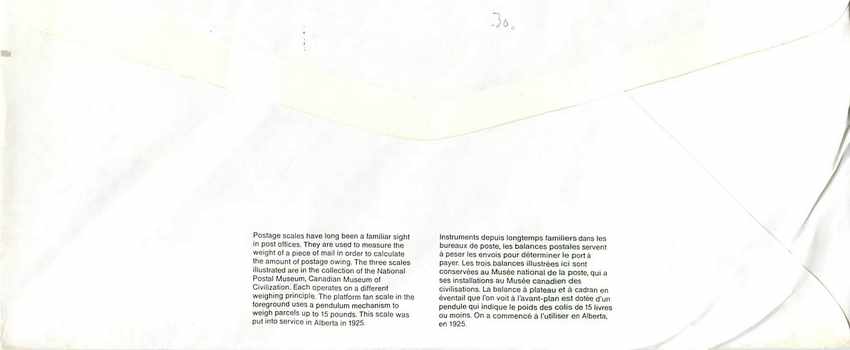 Entier Postal Postal Stationary Canada Balance Dayton   — Rückseite