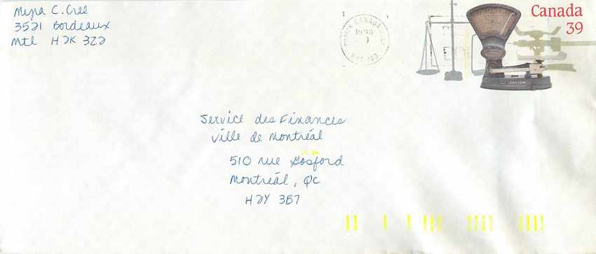 Entier Postal Postal Stationary Canada Balance Dayton  