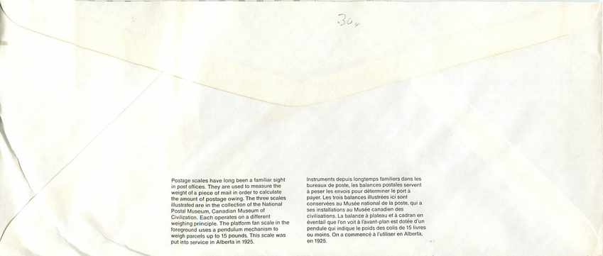 Entier Postal Postal Stationary Canada Balance Dayton   — Rückseite