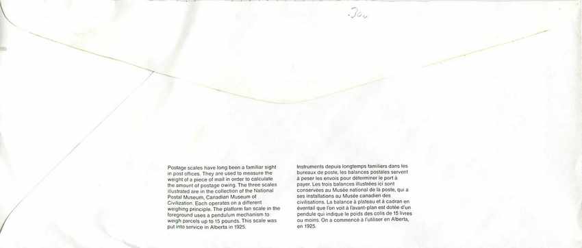 Entier Postal Postal Stationary Canada Balance Dayton   — Verso