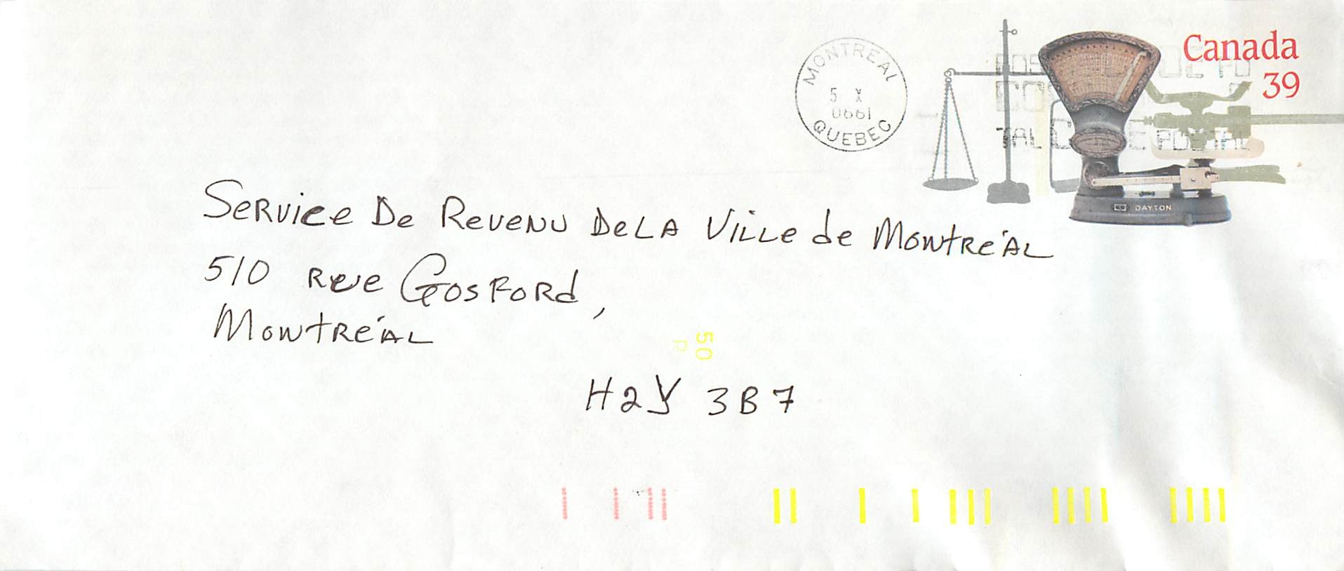 Balances postales — Musée canadien de la civilisation — Éditeur non visible