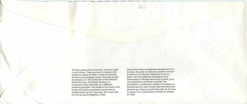 Entier Postal Postal Stationary Canada Balance Dayton   — Rückseite