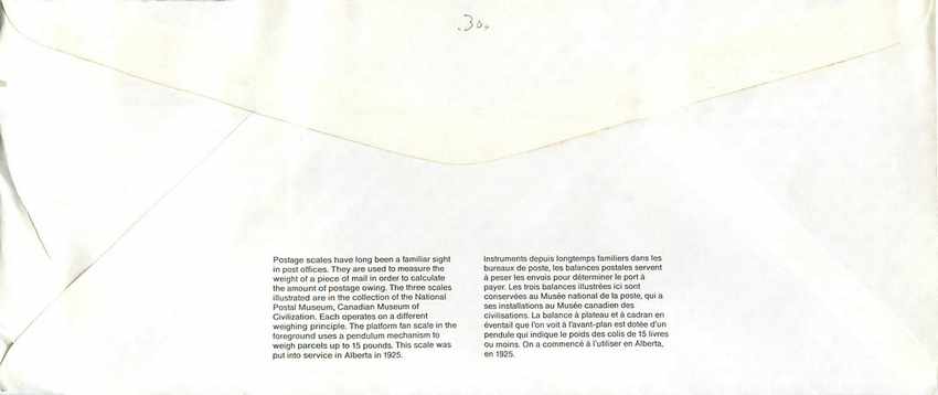 Entier Postal Postal Stationary Canada Balance Dayton   — Rückseite