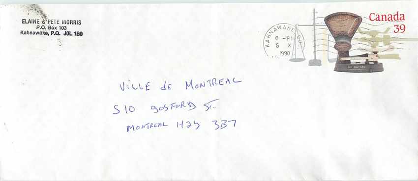 Balances postales — Musée canadien des postes — éditeur non visible