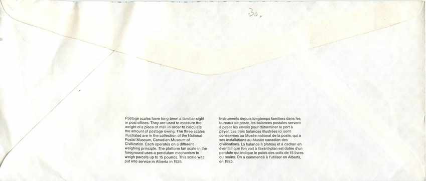 Entier Postal Postal Stationary Canada Balance Dayton   — Rückseite