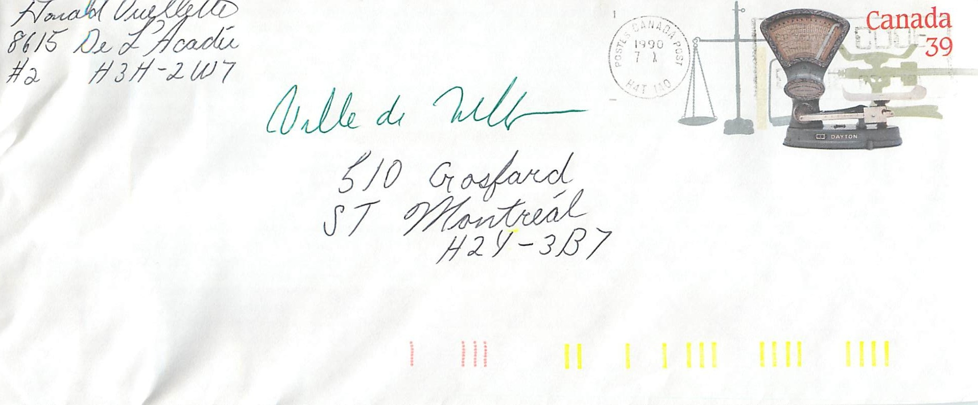Balances postales — Musée national de la poste — Canada 39