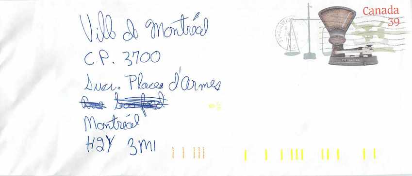 Entier Postal Postal Stationary Canada Balance Dayton  St Sauveur des Monts
