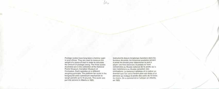 Entier Postal Postal Stationary Canada Balance Dayton  St Sauveur des Monts — Rückseite