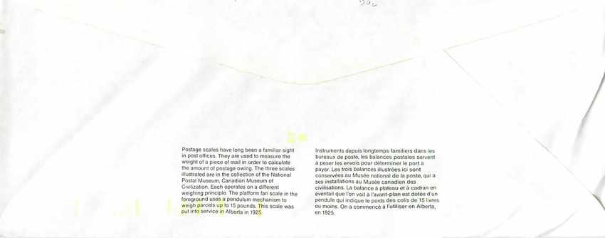 Entier Postal Postal Stationary Canada Balance Dayton   — Back
