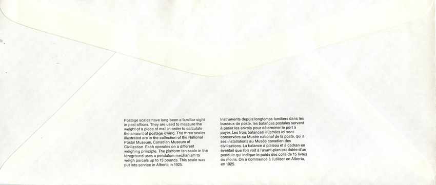 Entier Postal Postal Stationary Canada Balance Dayton   — Rückseite