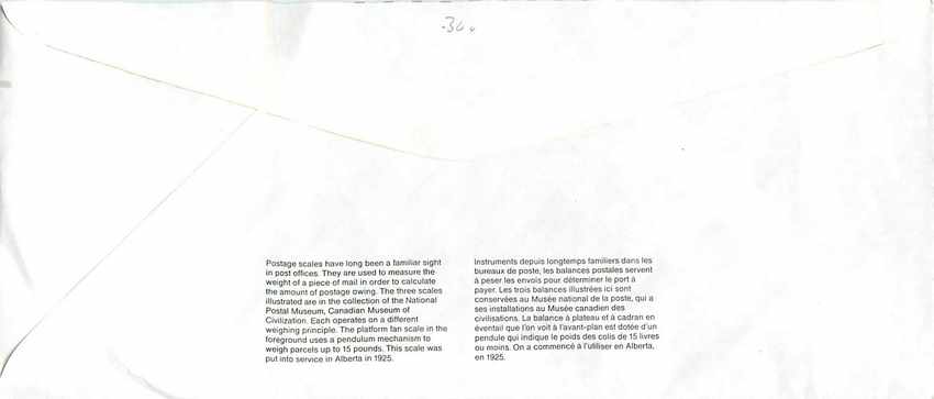 Entier Postal Postal Stationary Canada Balance Dayton  Rigaud — Back