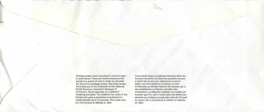 Entier Postal Postal Stationary Canada Balance Dayton  Montreal — Rückseite