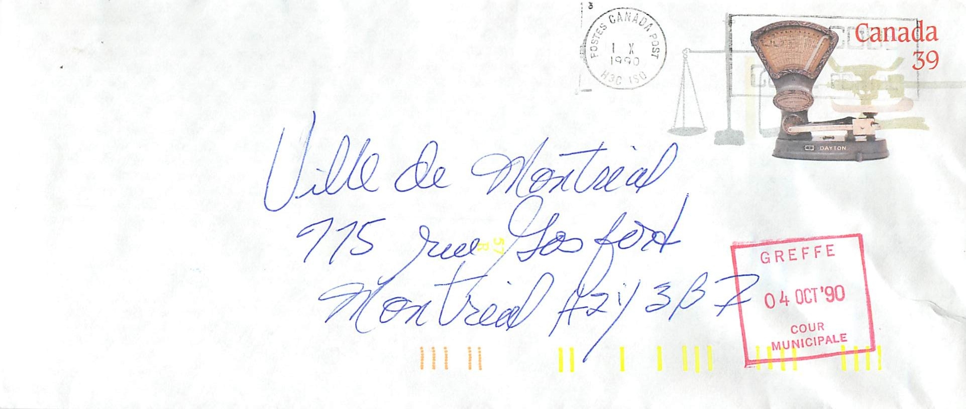 Balances postales — Musée postal canadien — Éditeur : Dayton