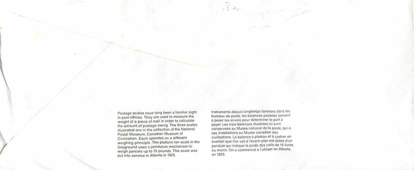 Entier Postal Postal Stationary Canada Balance Dayton   — Rückseite