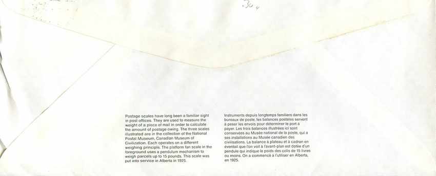 Entier Postal Postal Stationary Canada Balance Dayton   — Rückseite