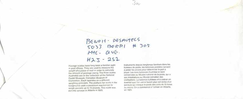 Entier Postal Postal Stationary Canada Balance Dayton   — Rückseite
