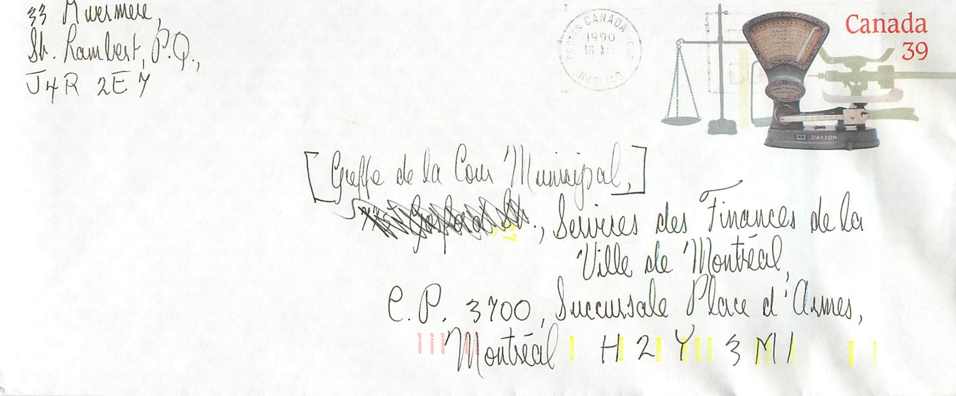 Entier Postal Postal Stationary Canada Balance Dayton  