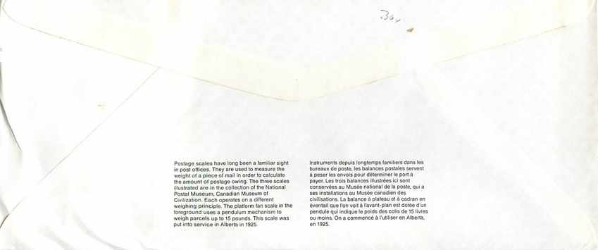 Entier Postal Postal Stationary Canada Balance Dayton   — Rückseite