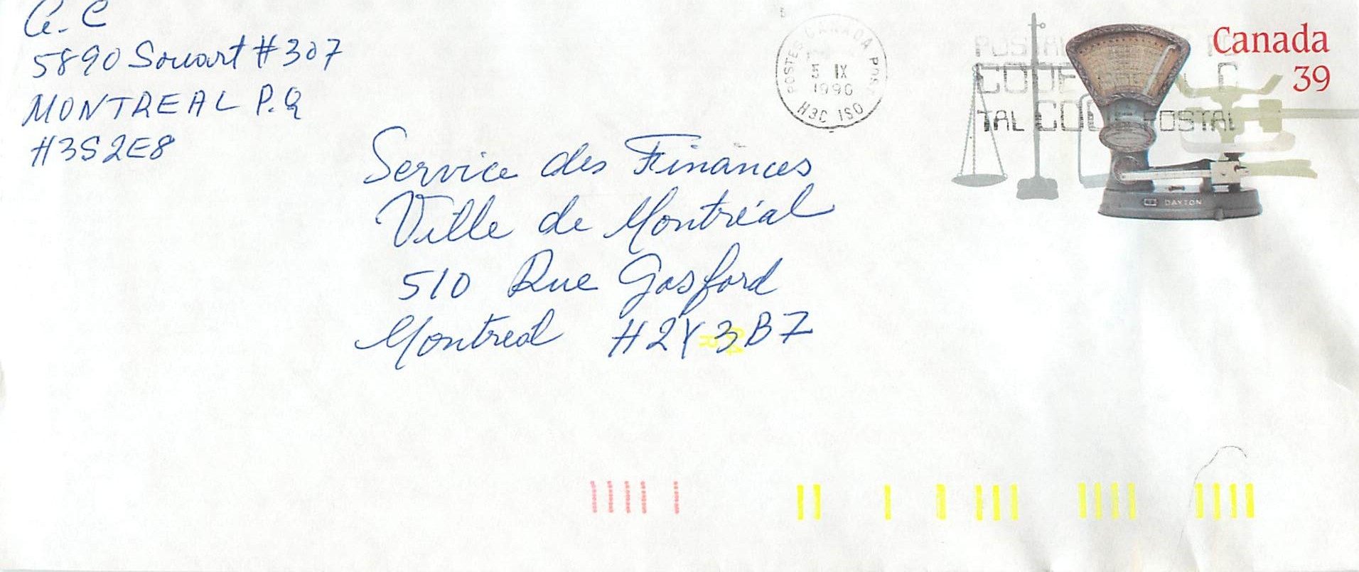Balances postales — Musée canadien des civilisations — éditeur non visible