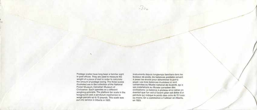 Entier Postal Postal Stationary Canada Balance Dayton   — Rückseite