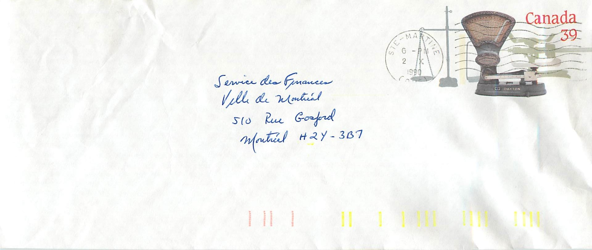 Balances postales — Musée canadien des civilisations — éditeur non visible