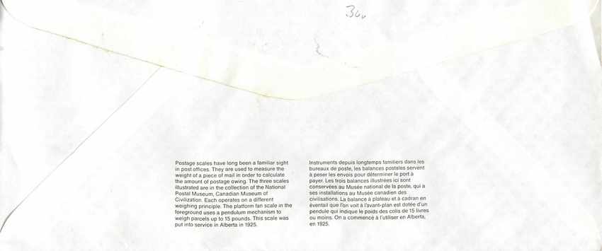 Entier Postal Postal Stationary Canada Balance Dayton   — Verso