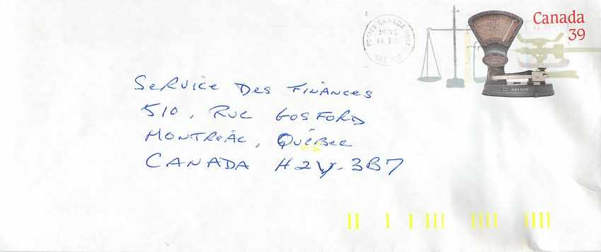 Entier Postal Postal Stationary Canada Balance Dayton  