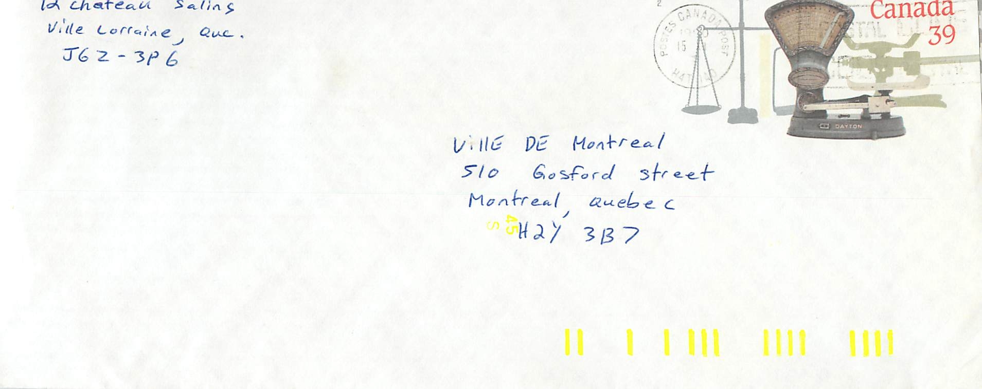 Balances postales — Musée canadien de la poste — éditeur : Canada Post