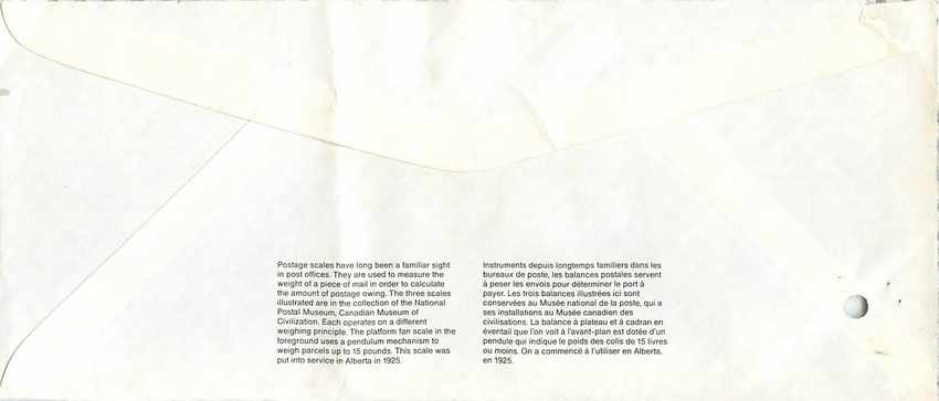 Entier Postal Postal Stationary Canada Balance Dayton Erickson — Rückseite