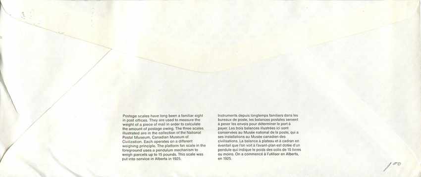 Entier Postal Postal Stationary Canada Balance Dayton  — Verso