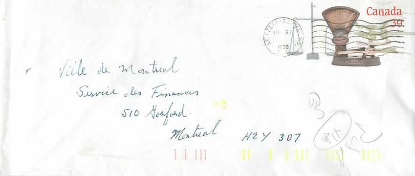 Balances postales — Musée national des postes — Canada 1930
