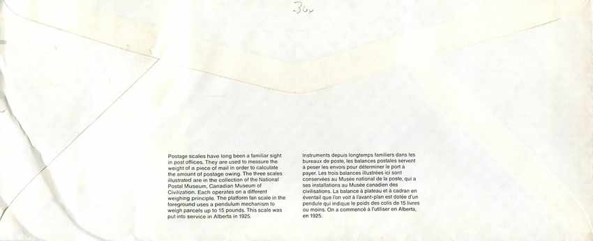 Entier Postal Postal Stationary Canada Balance Dayton  — Rückseite